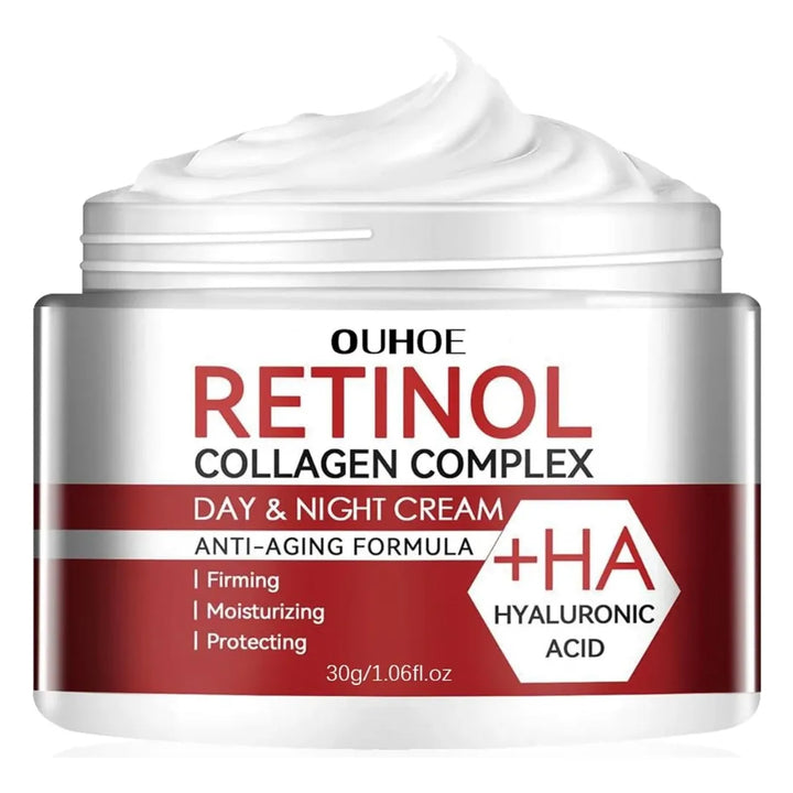 Creme de ácido Retinol e Colágeno – clareador de melasma, Firmeza, Anti-Rugas, Hidratação e Clareamento da Pele